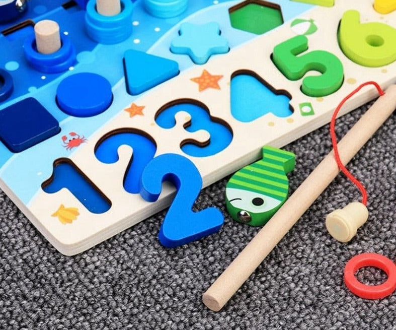Funny Puzzle Task Board - Montessori Style