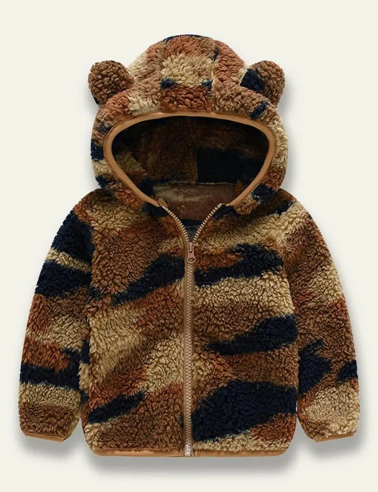 Cute Bear Plush Coat