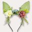 Green Flower Bunny Tulle Dress