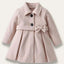 Elegant Bow Mid-length Coat