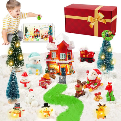 DIY Christmas Miniature Landscape Magic Box