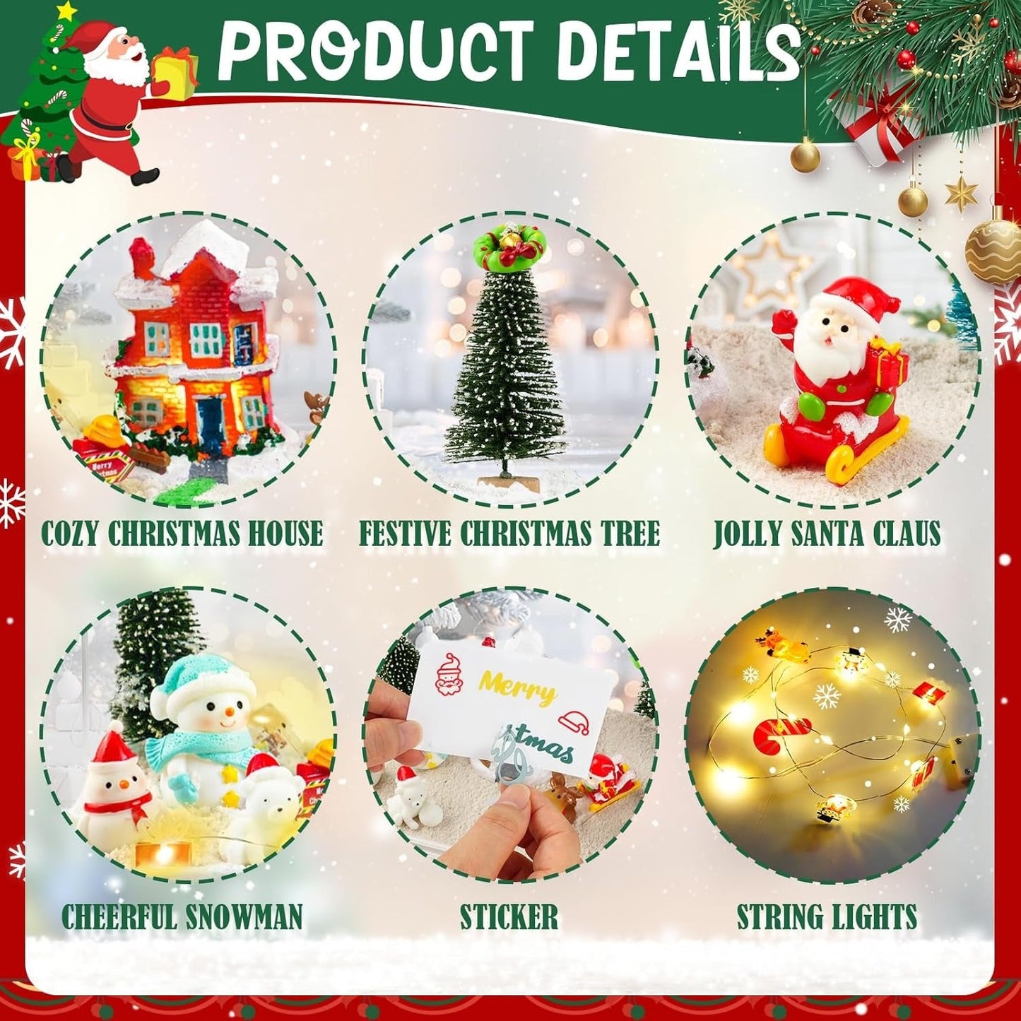 DIY Christmas Miniature Landscape Magic Box