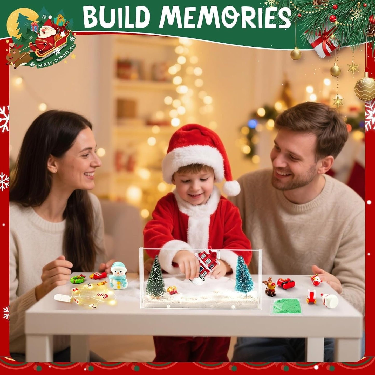 DIY Christmas Miniature Landscape Magic Box